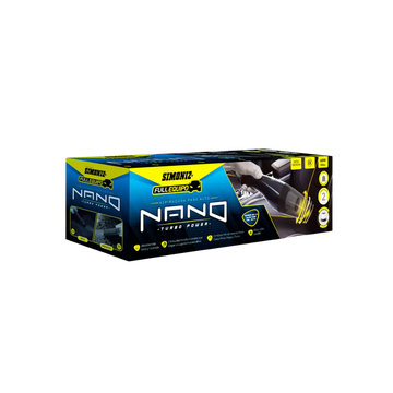 Aspiradora para carro Nano Simoniz, con filtro HEPA lavable, 2 boquillas, potente succión y tamaño compacto. Ideal para carro, casa y mascotas.