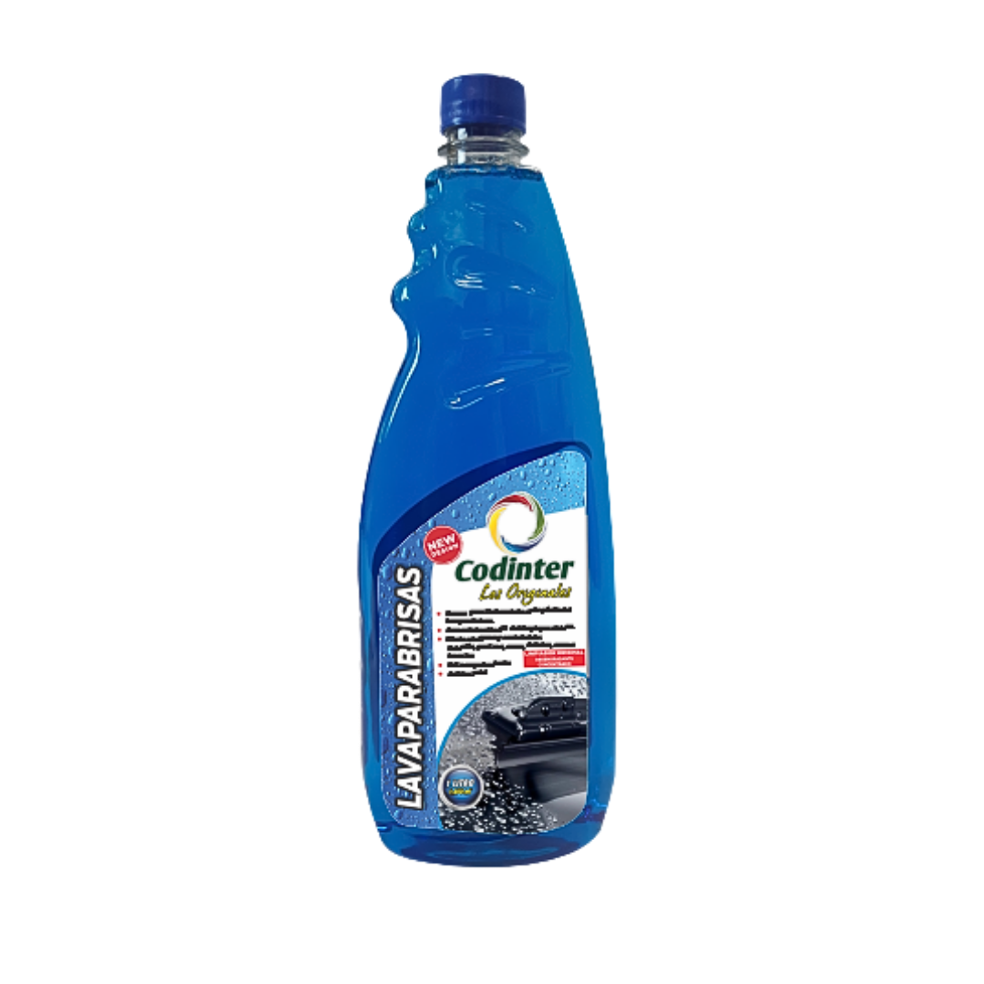limpiaparabrisas, líquido limpiaparabrisas, Codinter, visibilidad conducción, limpieza parabrisas, anti hongos, aromatizante auto, lavado de autos