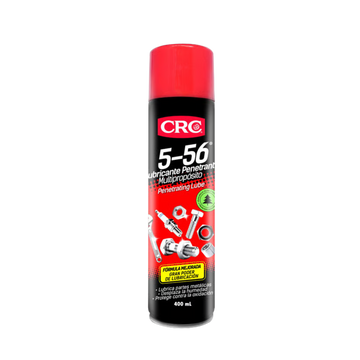 Lubricante penetrante 5-56 multiusos. Afloja piezas oxidadas, elimina ruidos y protege contra la corrosión. Ideal para uso automotriz e industrial.