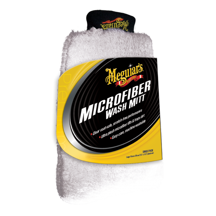 Microfibra en guante meguiars