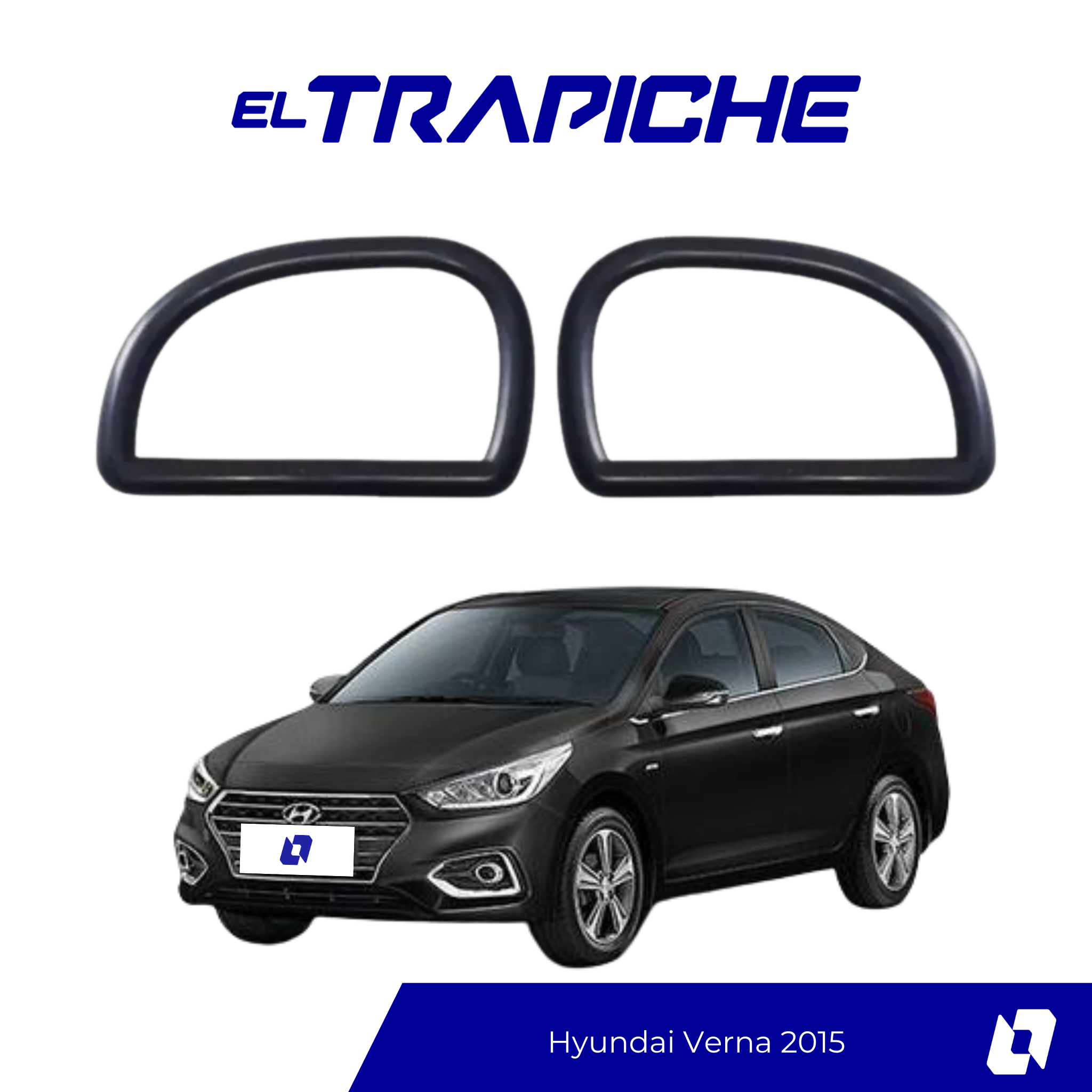 Seguro antirrobo para espejos Hyundai Verna 2015. Fácil de instalar, discreto y sin modificaciones. Protege tus retrovisores contra robos.