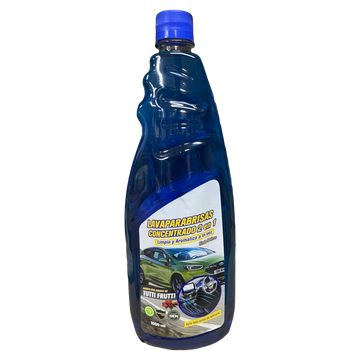 Líquido para lavaparabrisas con fácil aplicación. Elimina grasa, insectos y suciedad sin rayar. Antibacterial, antiempañante y protege el sistema de limpieza.