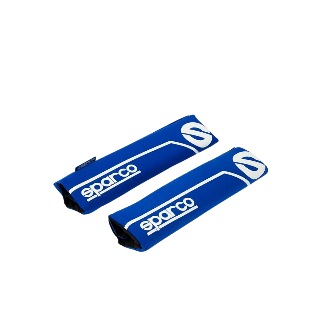 protector cinturón Sparco, accesorios deportivos auto, confort conducción, cinturón acolchado, Sparco original, seguridad y estilo