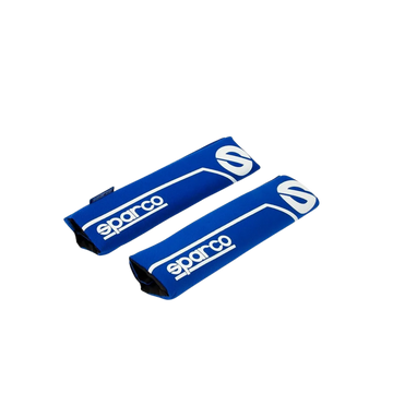protector cinturón Sparco, accesorios deportivos auto, confort conducción, cinturón acolchado, Sparco original, seguridad y estilo