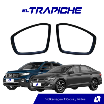 Seguro antirrobo para espejos Volkswagen T Cross y Virtus. Fácil de instalar, discreto y sin modificaciones. Protege tus retrovisores contra robos.