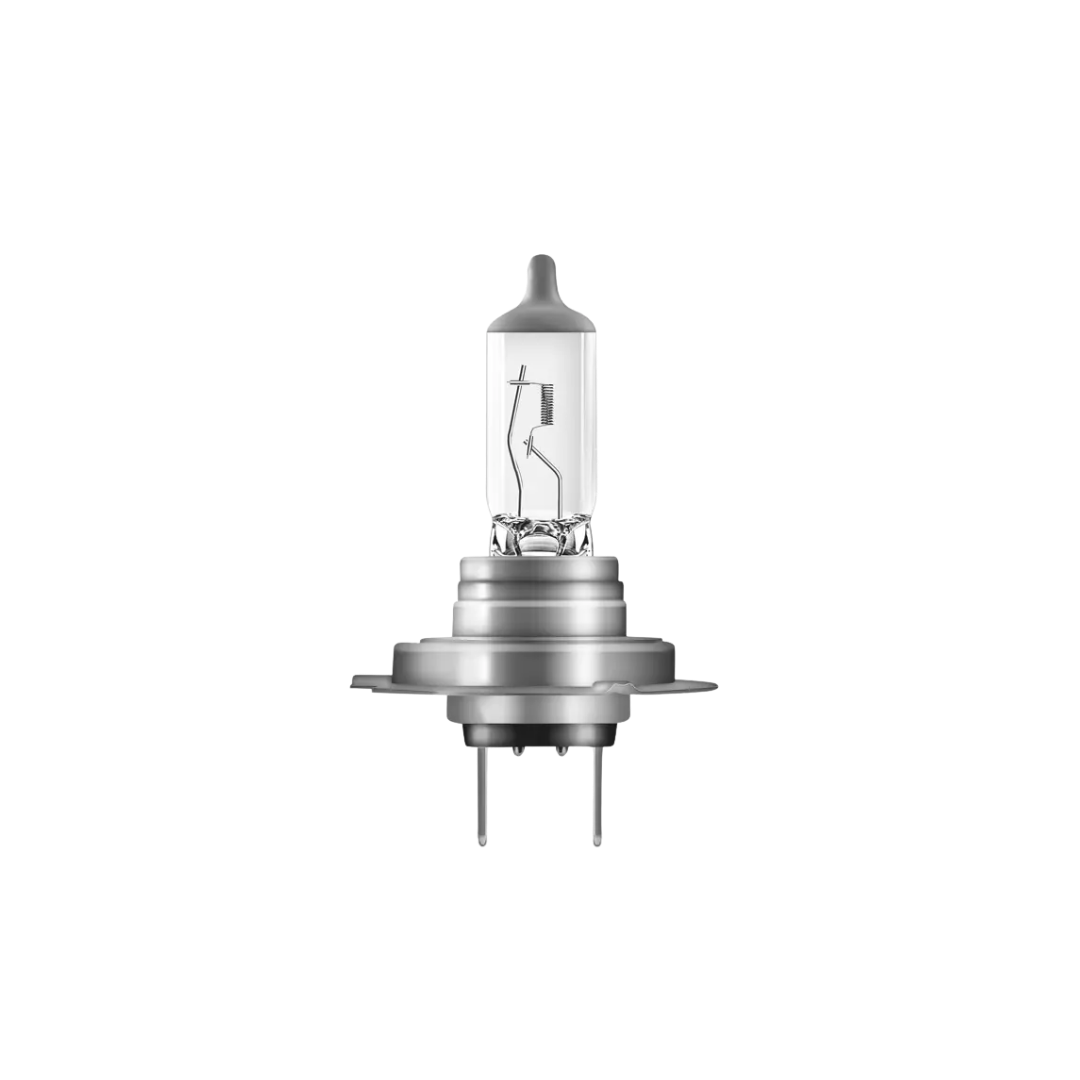bombillo h18 osram, bombillo 64180L, bombillo h18 12v 65w, osram h18 carro, lámpara halógena osram, repuesto original osram, bombillo faro delantero, luz 1700 lúmenes, norma ece r37, bombillo auto h18, osram made in germany, iluminación automotriz potente, foco h18 osram