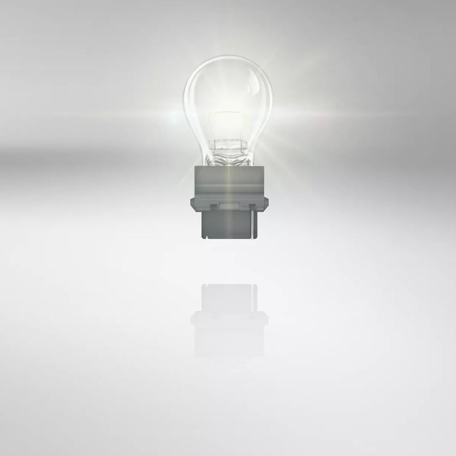 bombillo osram p27w, bombillo 12v 27w, bombillo luces traseras, bombillo direccional carro, bombillo freno osram, bombillo w2.5x16d, bombillo 475 lúmenes, bombillo osram 1200h, iluminación automotriz, bombillo señalización trasera