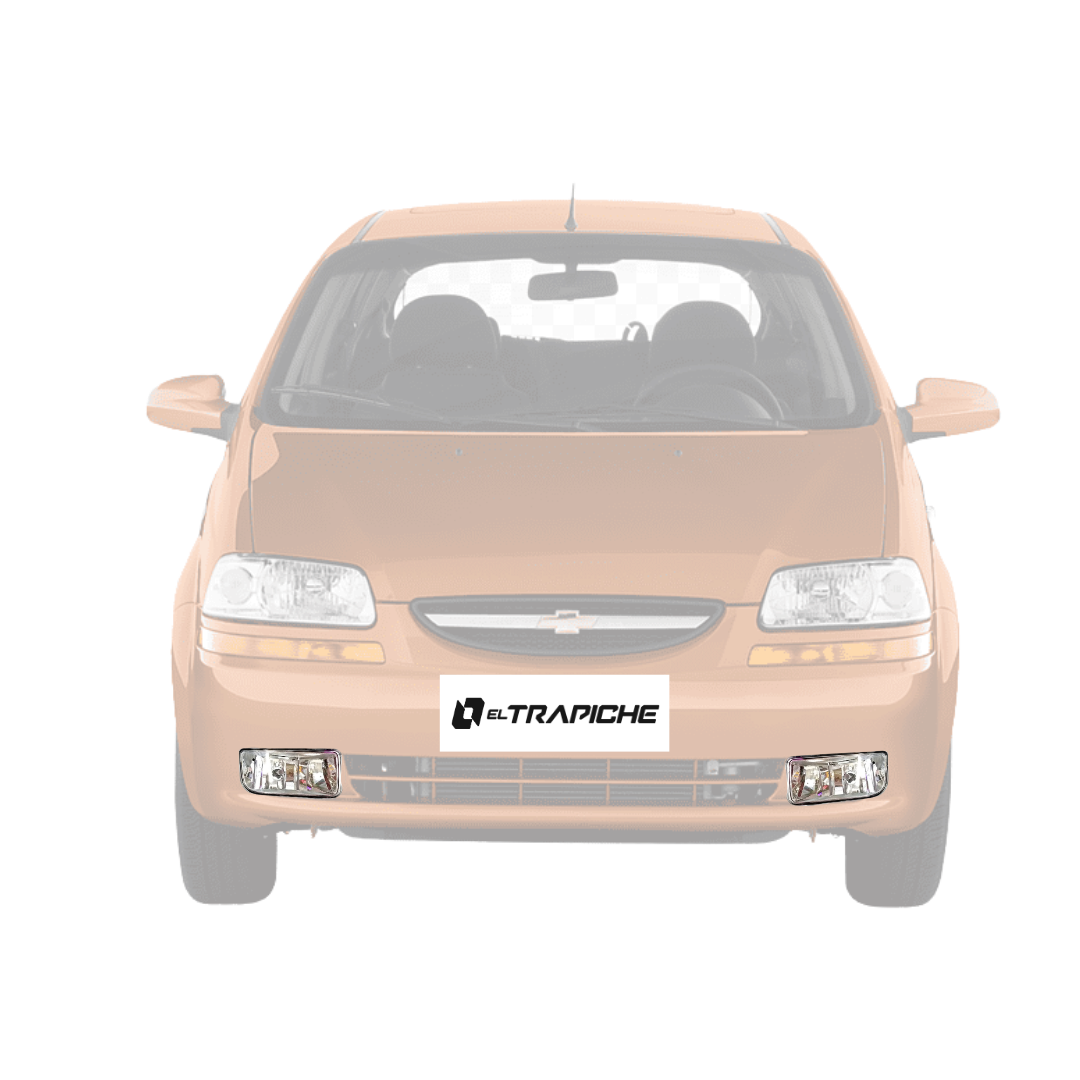 exploradoras aveo 2008, luces niebla chevrolet aveo, faros auxiliares family, neblineros rectangulares aveo, kit exploradoras chevrolet, accesorios iluminación carro, repuestos aveo family