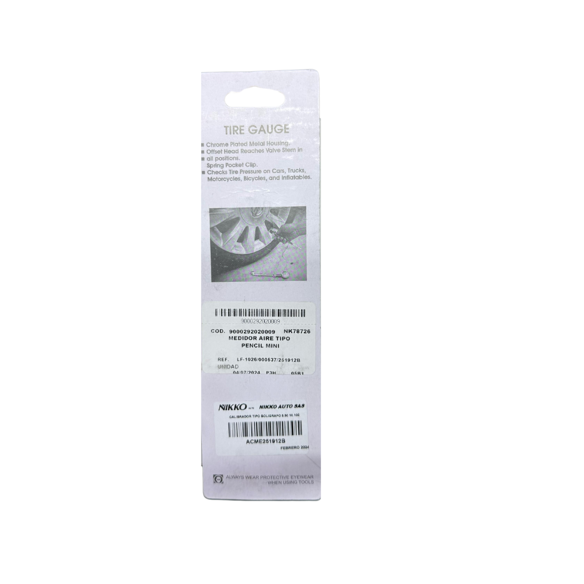 Medidor Aire Tipo Pencil Mini