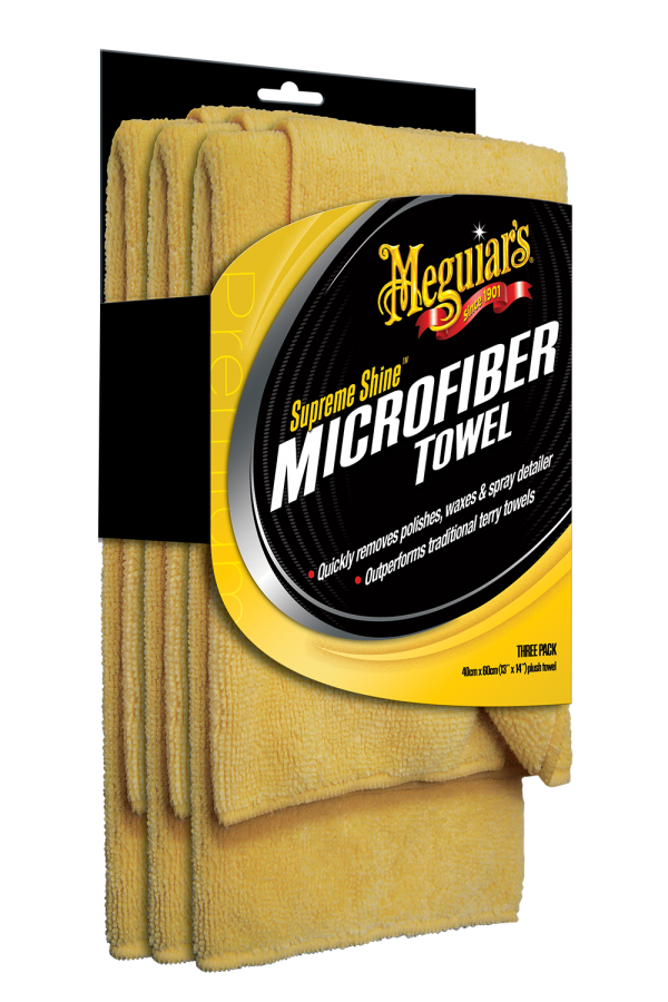 Microfibra Supreme Shine Microfiber Towel, X2020 meguiars