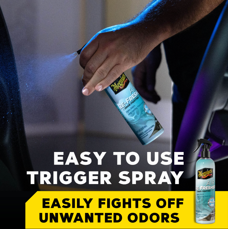 Air Refresher Eliminador Olores aroma carro nuevo en spray G250608 Meguiars